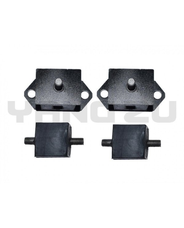 SOPORTE MOTOR CARGUERO (75MM) JEBE-CUADRADO YZU