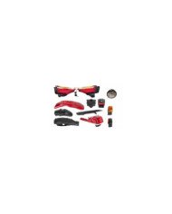 CARENAJE KIT CGL125 C/FARO REDONDO ROJO