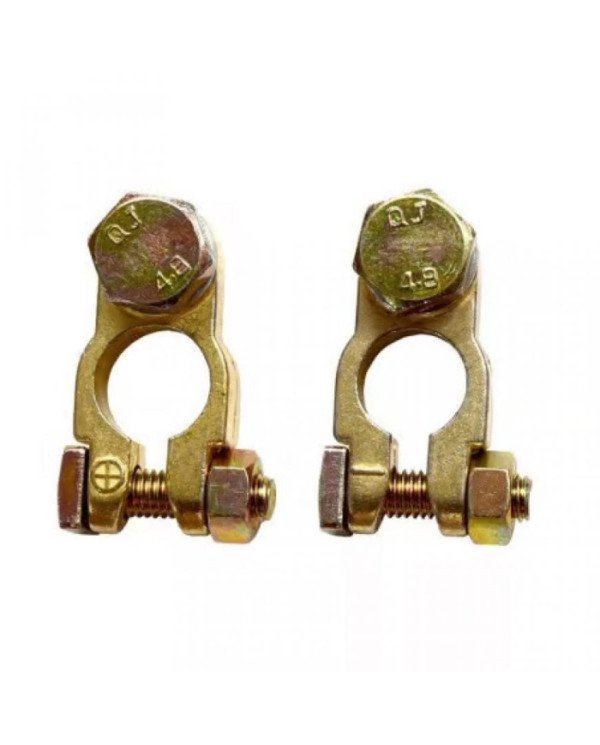 BORNE BRONCE C/PROTECTOR BATERIA RMA