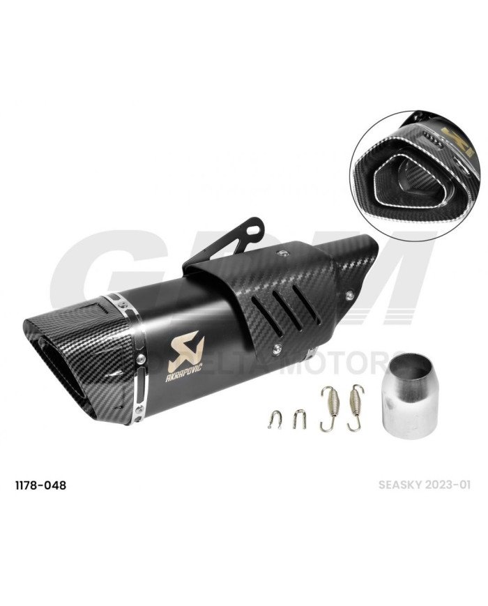 SILENCIADOR RACING AKRAPOVIC SLIP-ON