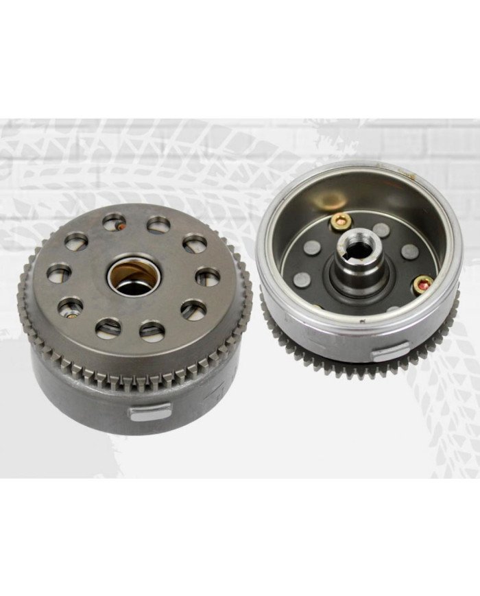 VOLANTE COMPLETO CB200 (P/ALTERN.8POLOS) CB200 COYOT