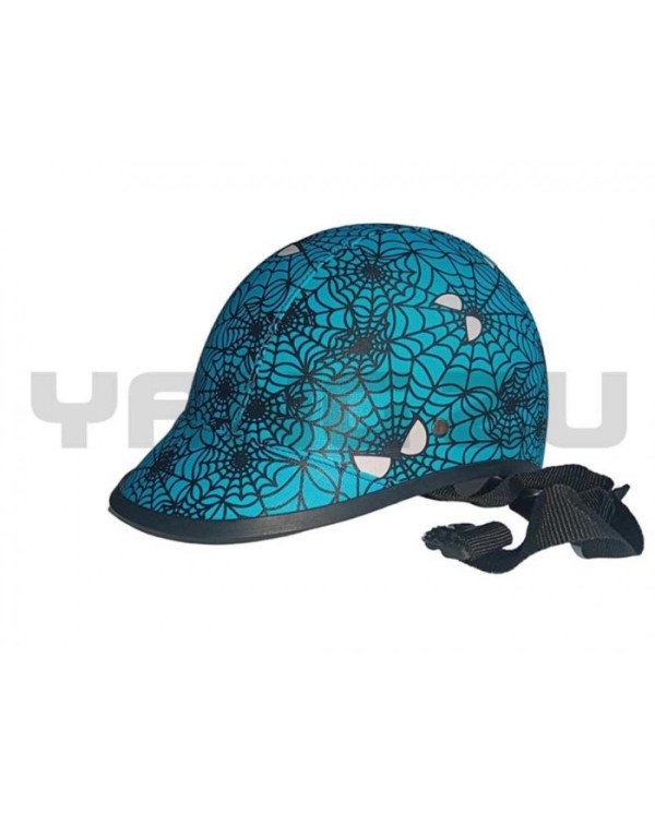 CASCO CHAVITO NIÑO ARAÑA AZUL YZU