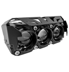 FARO EXPLORADOR TRIPLE 40W ALTA-BAJA C/SWICH+BASE  KGL