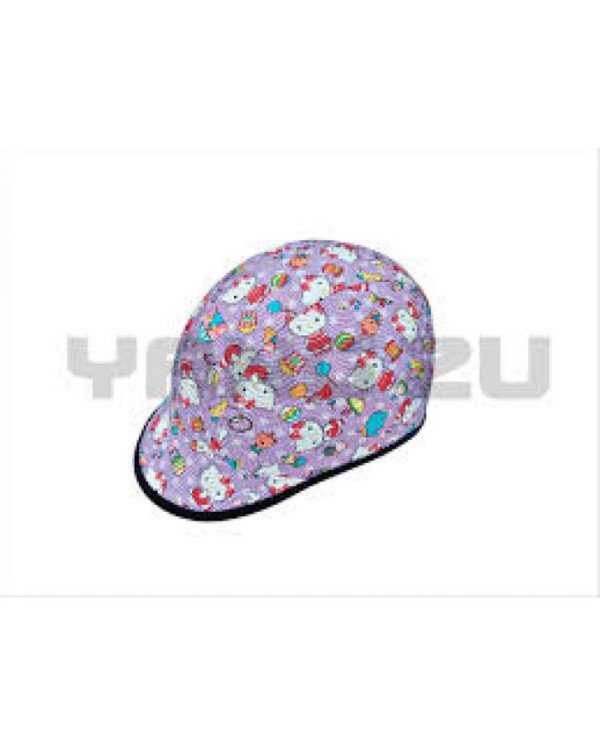 CASCO CHAVITO NIÑA HELLO KITTY LILA YZU