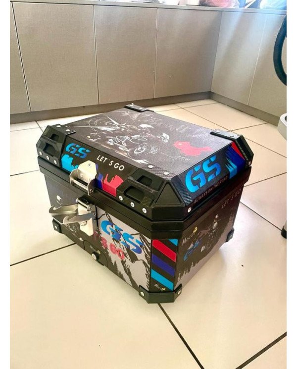 CAJA PORTATIL WARRIOR MOD ALUMINIO PVC 40L NEGRO
