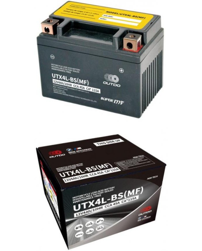 BATERIA 12V YTX4L-BS SECA OUTDO