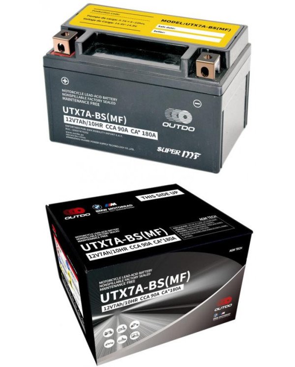 BATERIA 12V YTX7A-BS SECA OUTDO (UTX7A-BS)