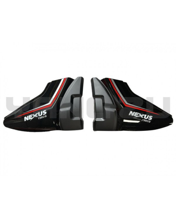 TAPA LATERAL R/L ORIGINAL NEXUS 150CG (JH/CG3) NEGRO/ROJO YZU