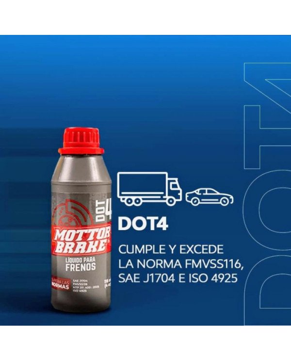 LIQUIDO FRENO DOT-4 118ML MOTTOR BRAKE