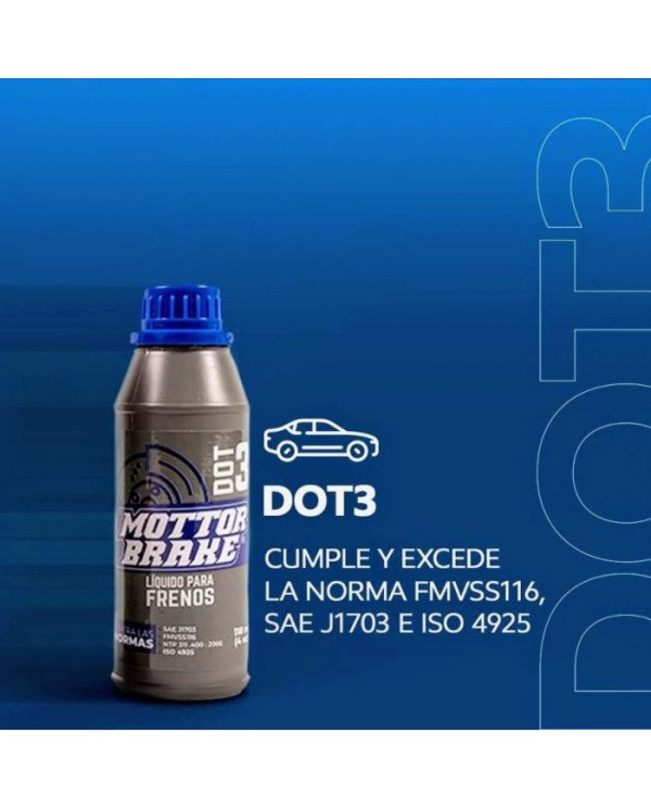 LIQUIDO FRENO DOT-3 118ML MOTTOR BRAKE