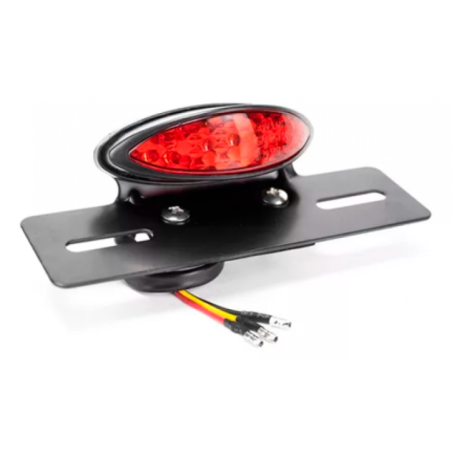 FARO POST LED C/PORTA- PLACA OVALAD UNIVERSAL RM