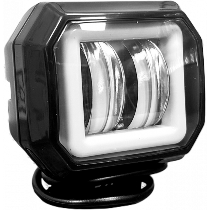 FARO EXPLORADOR 4D 20W C/AUREOLA AZUL 2000LM