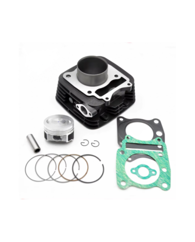 CILINDRO COMPLETO TVS APACHE 180 - 62.5MM EMPAQUE Y TEMPLADOR AGC