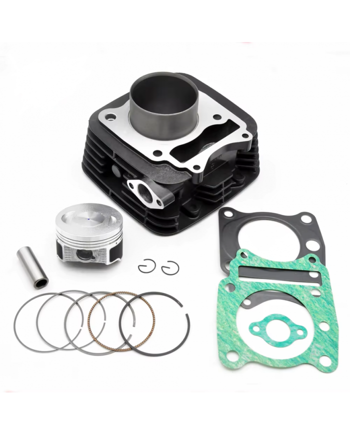 CILINDRO COMPLETO TVS APACHE 180 - 62.5MM EMPAQUE Y TEMPLADOR AGC