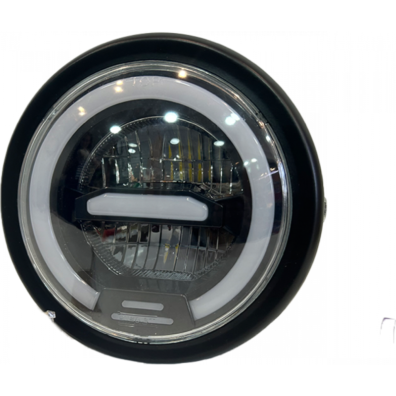 FARO DELT LED CAFFE RACER-HARLEY 5" DUFA