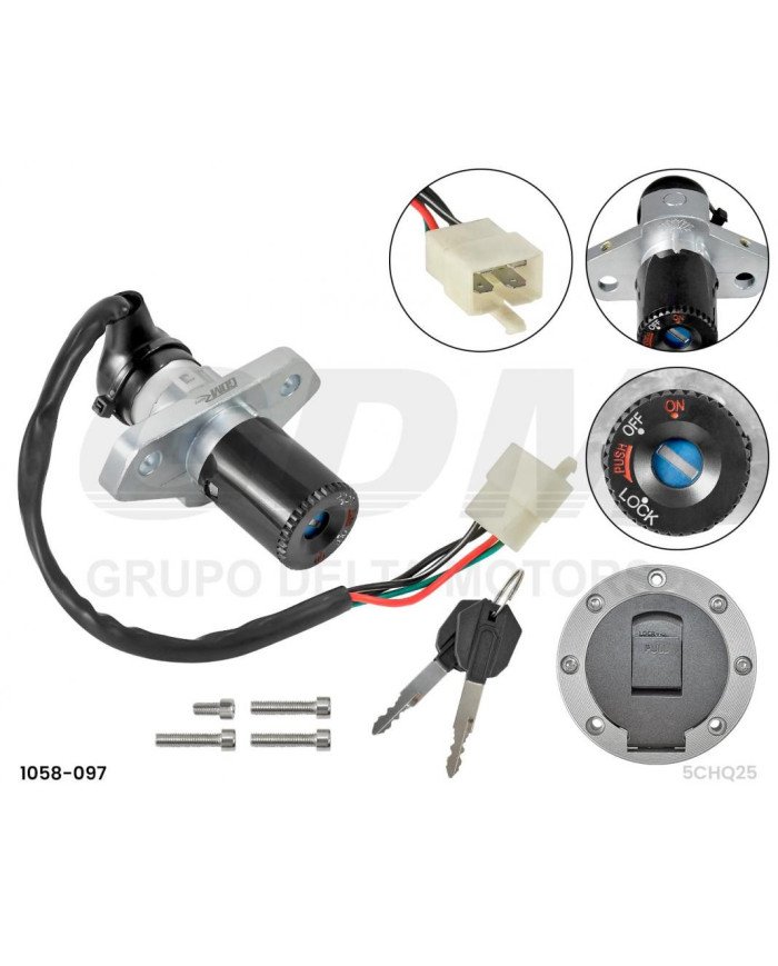 CHAPA CONTACTO/TAPA TANQUE TEKKEN250 PROFESIONAL GDM