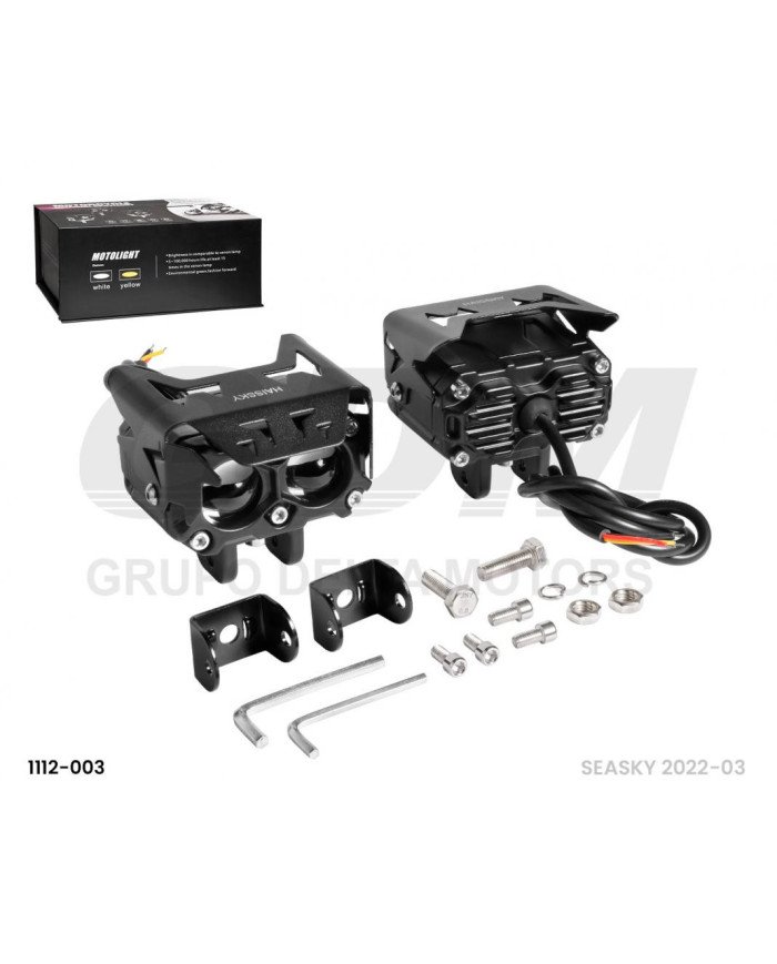 FARO EXPLORADOR LED DOBLE DUAL 4500LM GAMMA HAISSKY