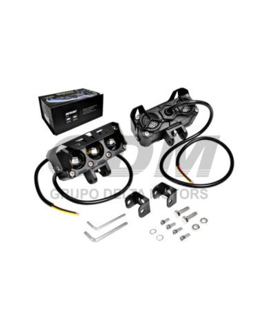 FARO EXPLORADOR DUAL C/CUPULA TRIPLE ALFA HAISSKY