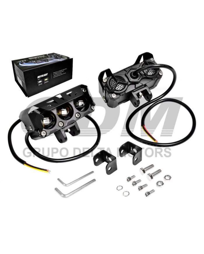 FARO EXPLORADOR DUAL C/CUPULA TRIPLE ALFA HAISSKY