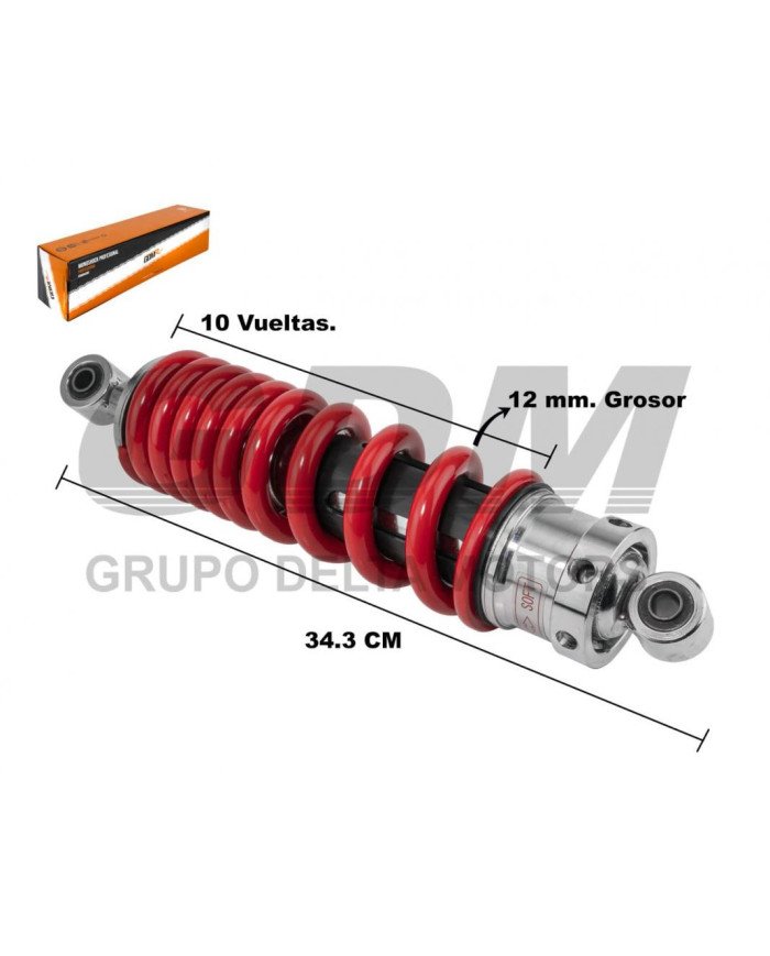 AMORTIGUADOR MONOSHOCK UNICOR/CBF150 PROFESIONAL	 GDM