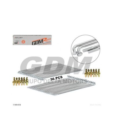 RAYO 8G-170 18" GRUESO (36 UNID) GDM