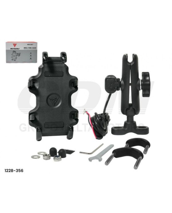 PORTA/SOPORTE CELULAR CON CARGADOR P/TIMON MDL2830 WOLF