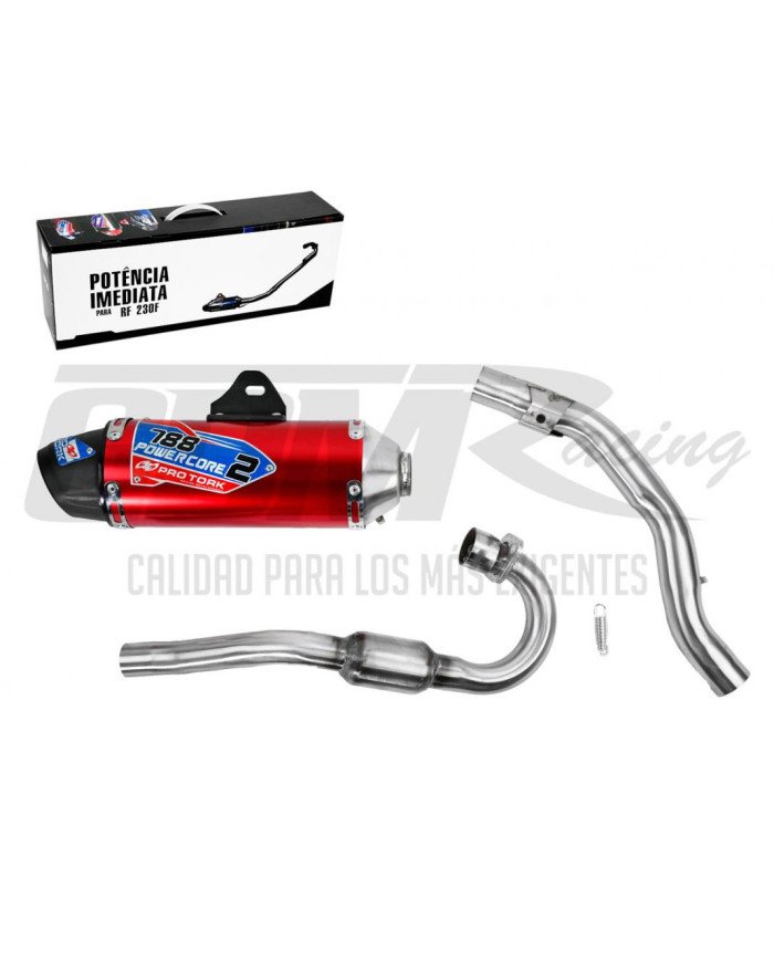 TUBO ESCAPE COMPLETO RACING CRF230 GDM