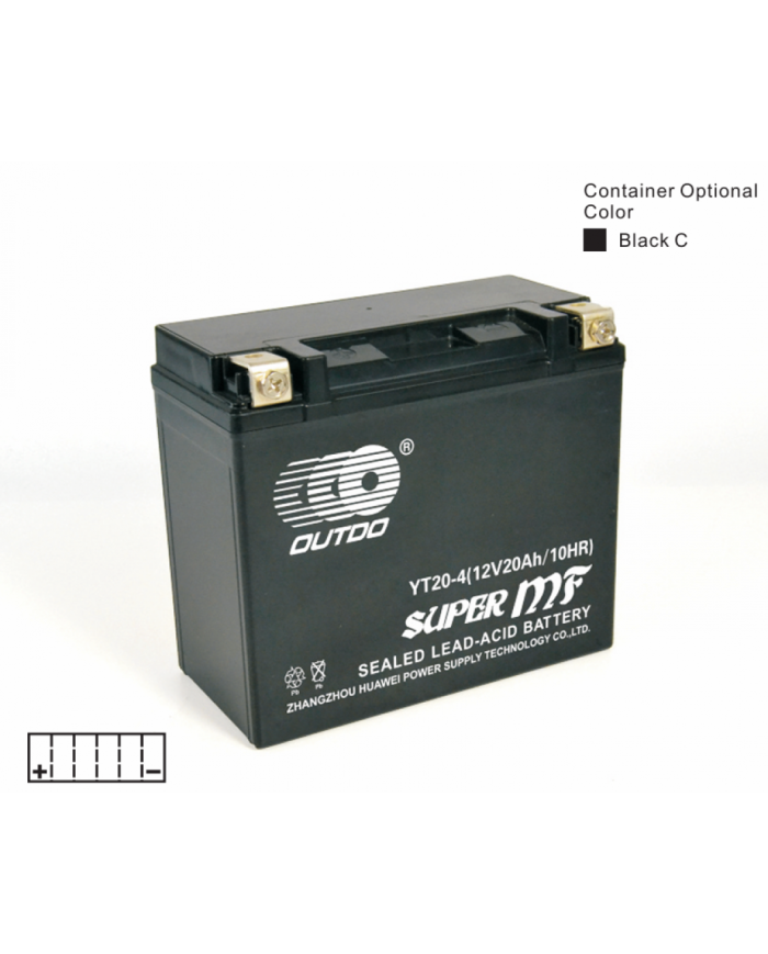 BATERIA 12V YTX20-BS OUTDO