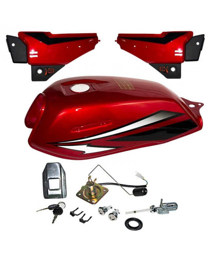 TANQUE GASOLINA COMPLETO ROJO CGL HJU