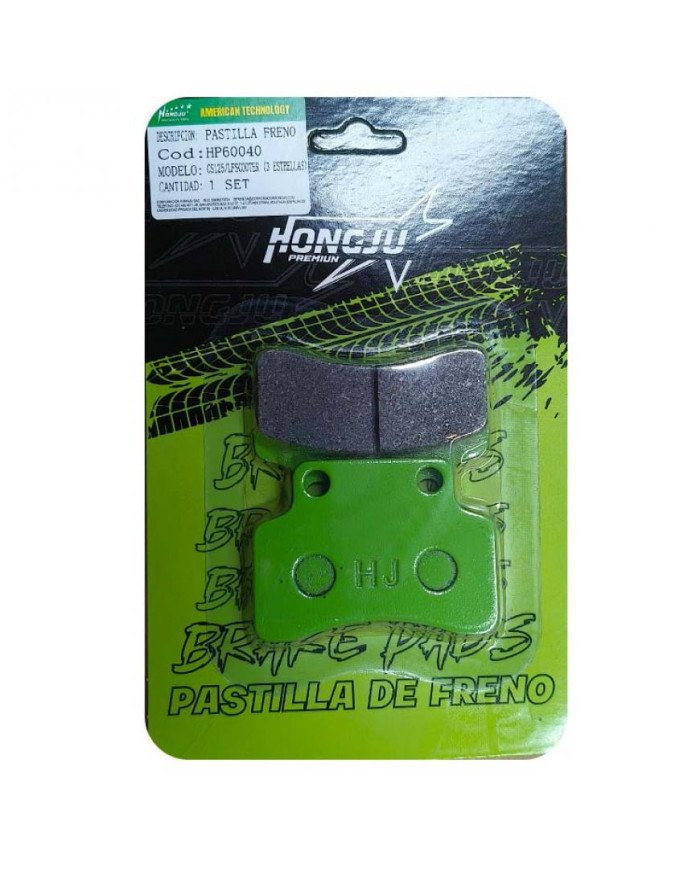 PASTILLA DE FRENO CS125/LFSCOOTER (3 ESTRELLAS)