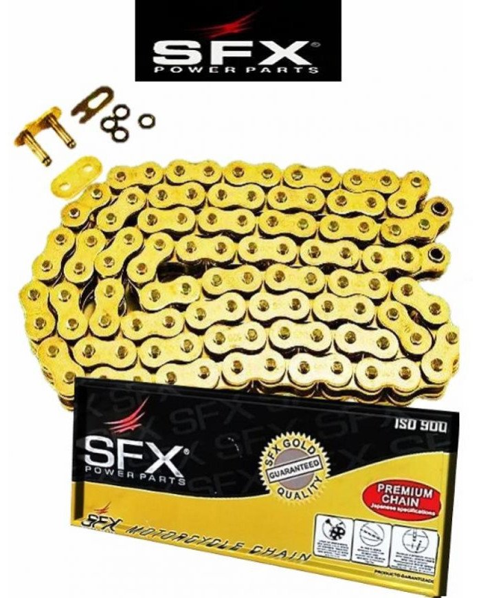 CADENA 520H-ORING-120L SFX GOLD