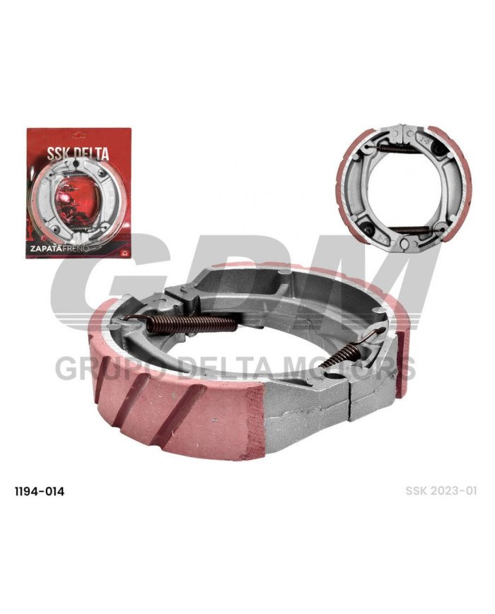 ZAPATA CG125 ROJA SSK DELTA