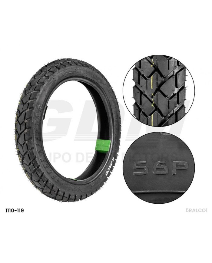 LLANTA 100-90-18 TL MIXTA SPEED BLASTER RALCO