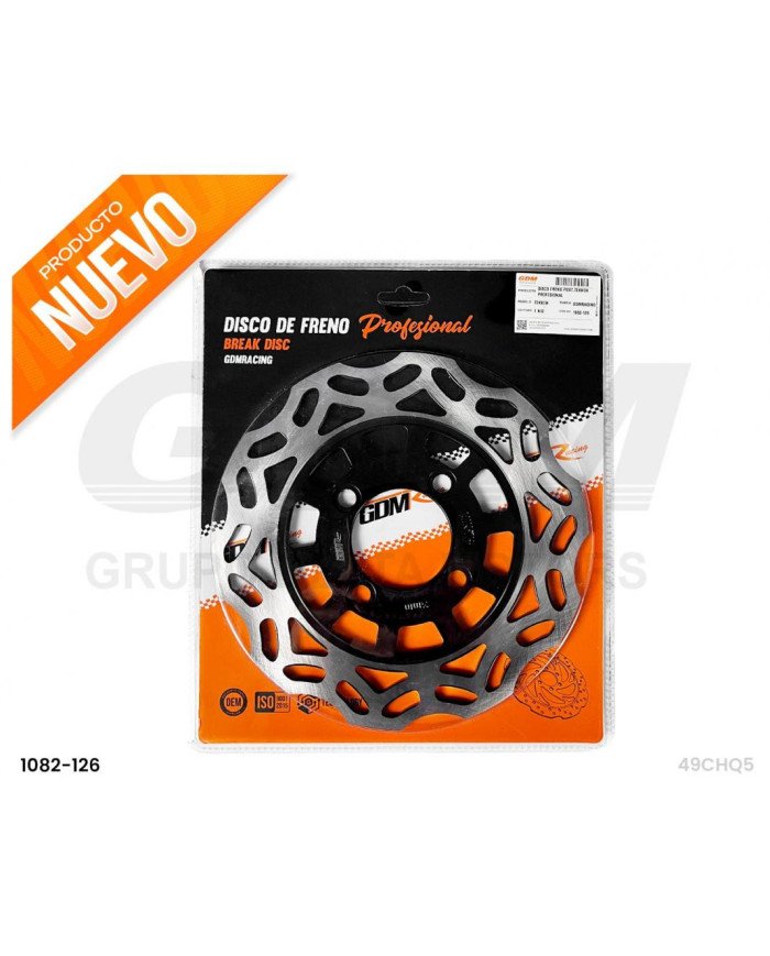 DISCO FRENO POST TEKKEN PROFESIONAL	 GDM