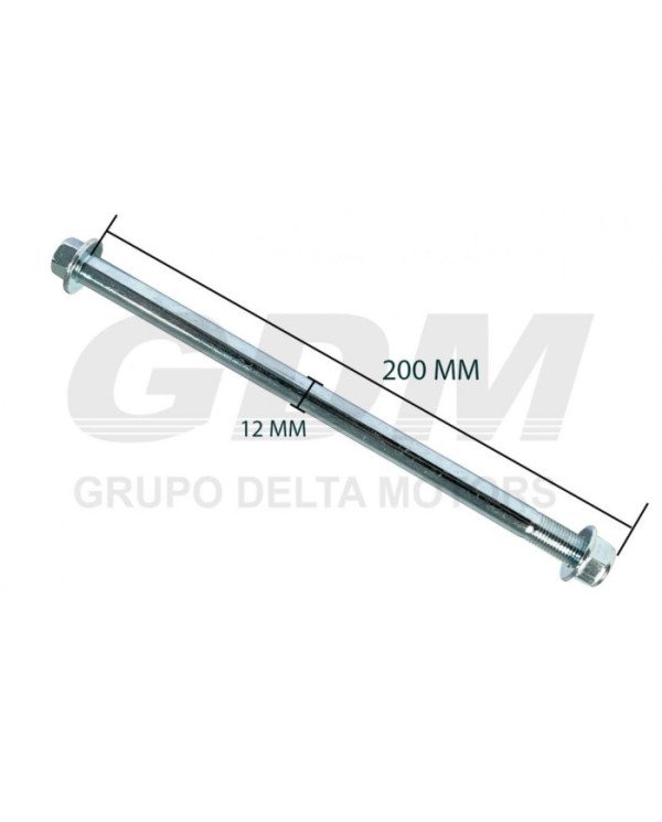 EJE DELANTERO CG M12 200MM PROFESIONAL GDM