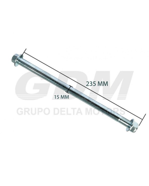 EJE POSTERIOR CG125 M15 235MM PROFESIONAL