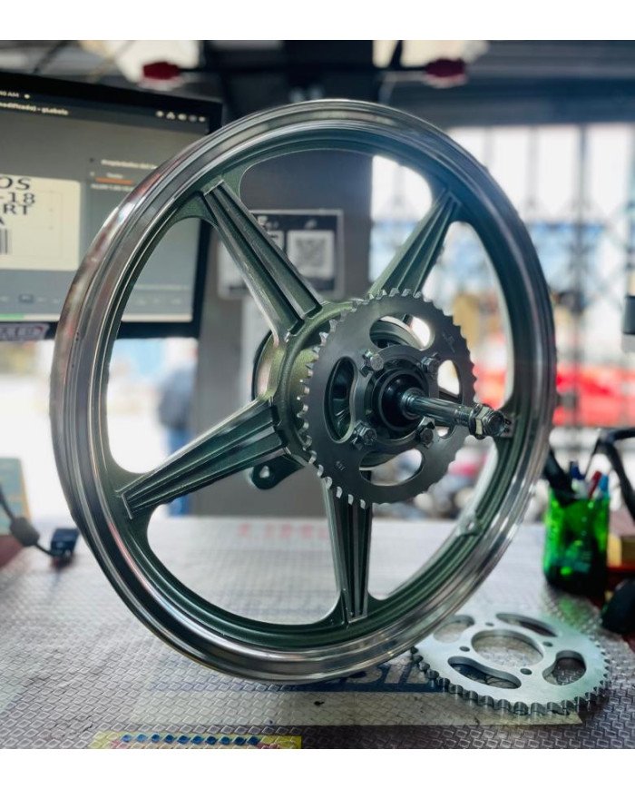 ARO ALUMINIO POST COMPLETO 1.85X18 C/PORTA CATALINA  RCC