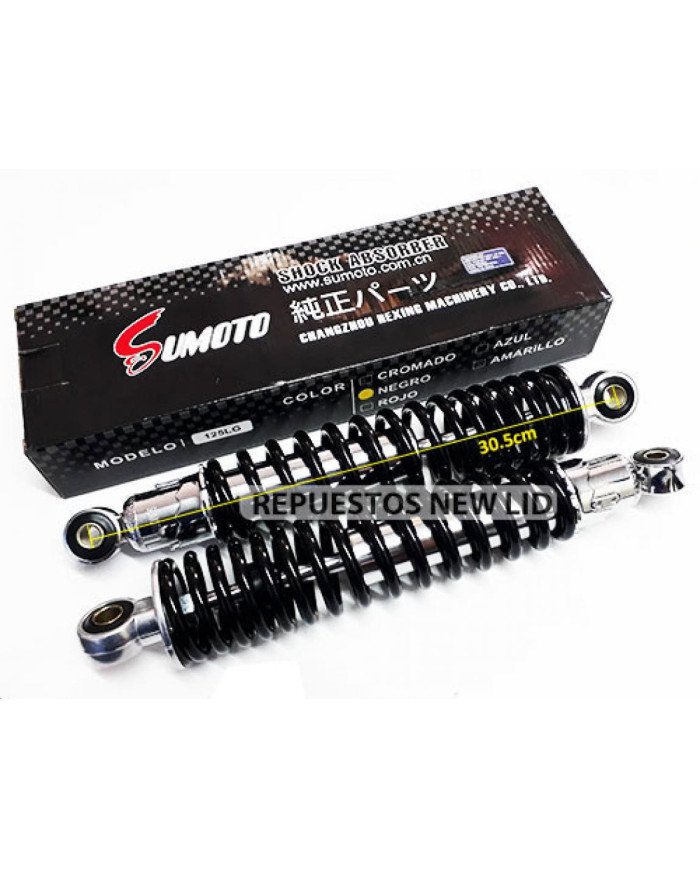 AMORTIGUADOR MONOSHOCK POST GL125 NEGRO RCC