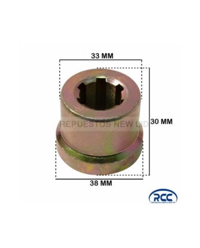 PUNTA CARDAN P/SOLDAR 20MM	RCC