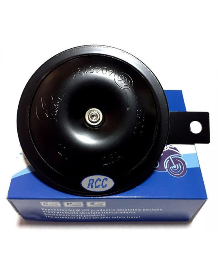 CLAXON 12V BOCINA CG/GL125 GRANDE 011 NEGRO RCC