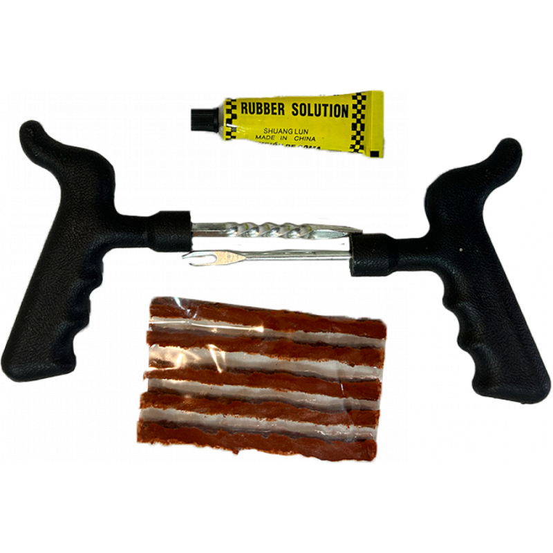 KIT REPARACION LLANTA C/HERRAMIENTAS 8PZA GDM