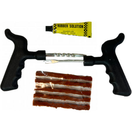 KIT REPARACION LLANTA C/HERRAMIENTAS 8PZA GDM