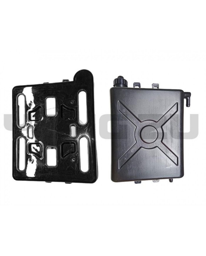 TANQUE  AGUA CARGUERO C/TAPA PLAST. NEGRO/NEGRO