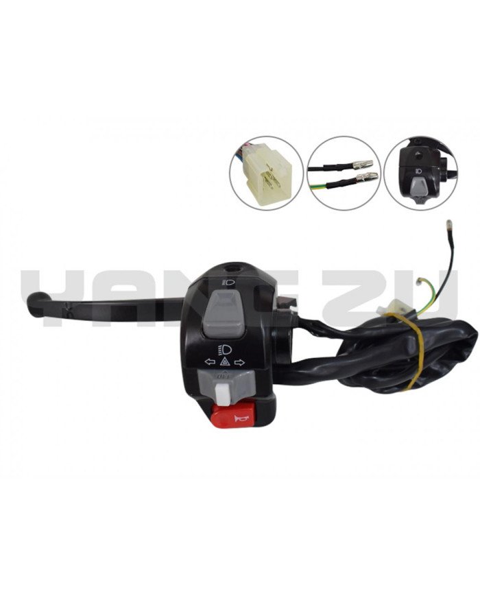 SWITCH COMANDO IZQUI C/MANIJA SCOOTER LIBERTY 8MM YZU