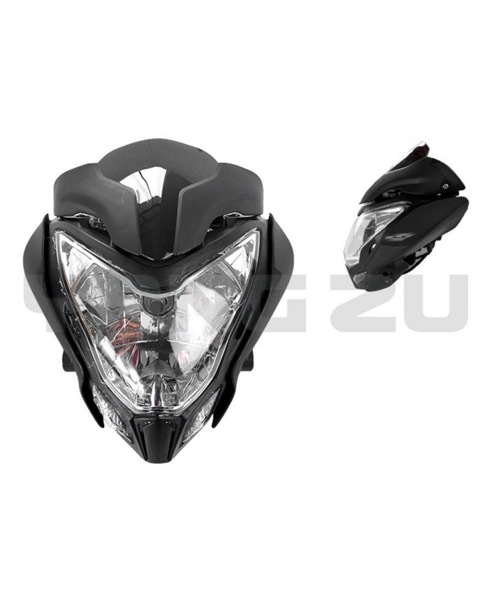 MASCARA+FARO PULSAR LED NS200 NEGRO YZU