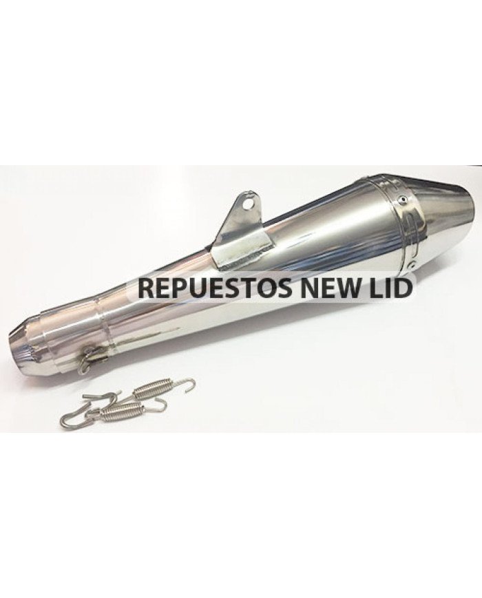 TUBO ESCAPE SILENCIADOR UNIVERSAL #1 RCC