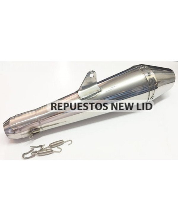 TUBO ESCAPE SILENCIADOR UNIVERSAL #1 RCC