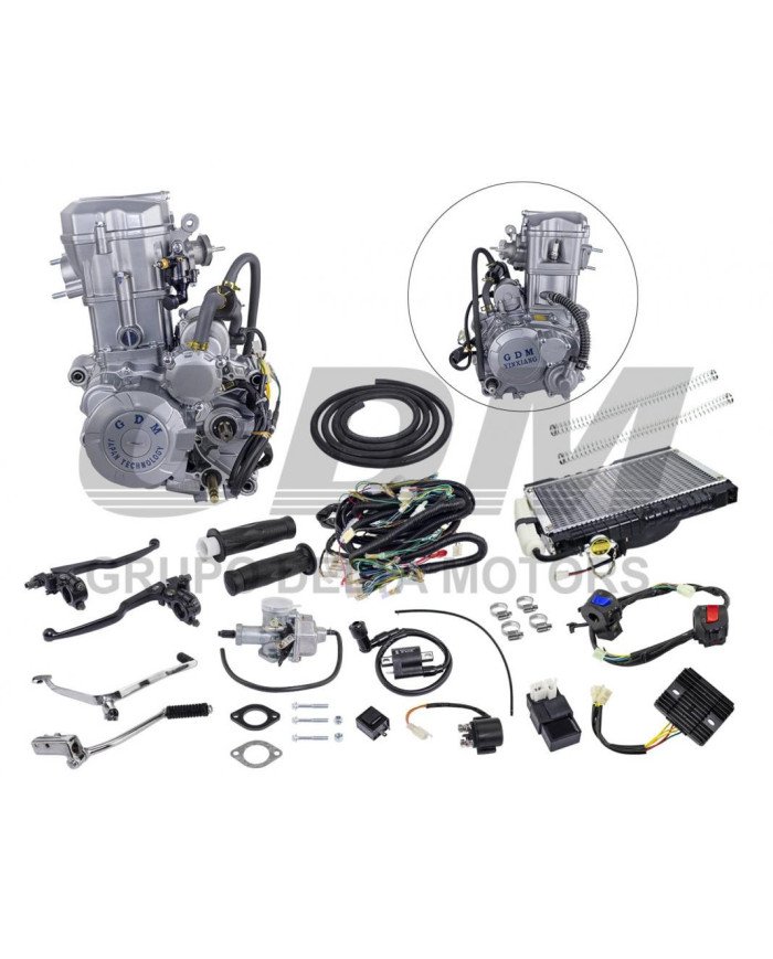 MOTOR MARCA GDM 250CC E/AGUA 11.5KW/7500RPM/MIN