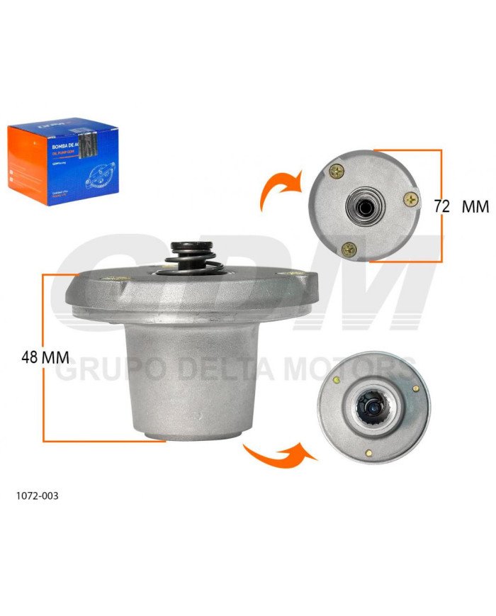 COPA CENTRIFUGA CG150 72MM X 48MM GDM