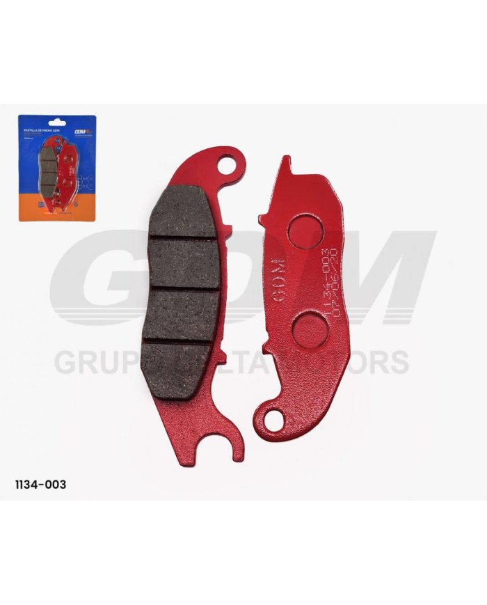 PASTILLA FRENO DELT INVICTA-CB160F-WAVE GDM